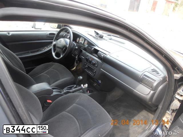 Фото автомобиля DODGE STRATUS, 2004 — госномер К011УН33. Цвет: синий