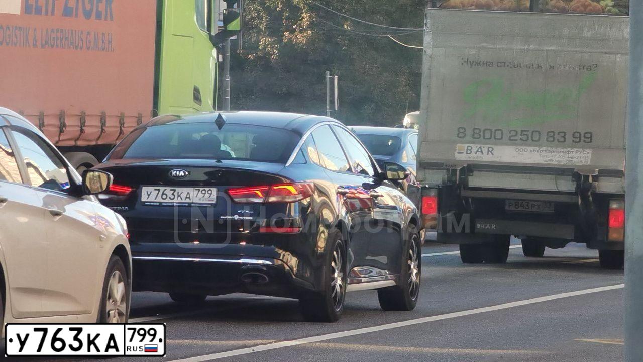 Фото автомобиля KIA MAGENTIS / OPTIMA, 2018 — госномер В624ТН69. Цвет: ЧЕРНЫЙ