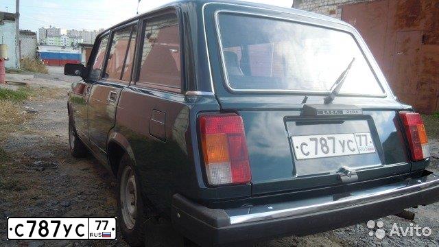 Фото автомобиля LADA 2104, 2007 — госномер С787УС77. Цвет: АВОКАДО