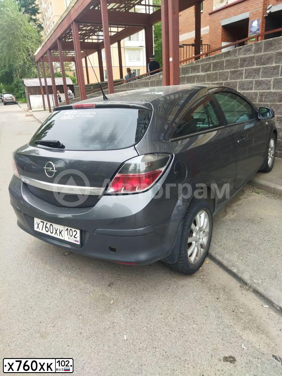Фото автомобиля OPEL ASTRA, 2010 — госномер В749ЕТ102. Цвет: ТЕМНО-СЕРЫЙ