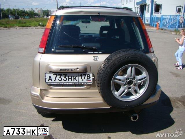 Фото автомобиля HONDA CR-V, 2000 — госномер А733НК178. Цвет: ЗОЛОТИСТЫЙ
