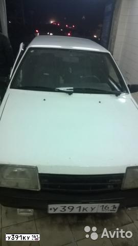 Фото автомобиля LADA 2109 SAMARA, 1997 — госномер Е698ВС161. Цвет: Белый