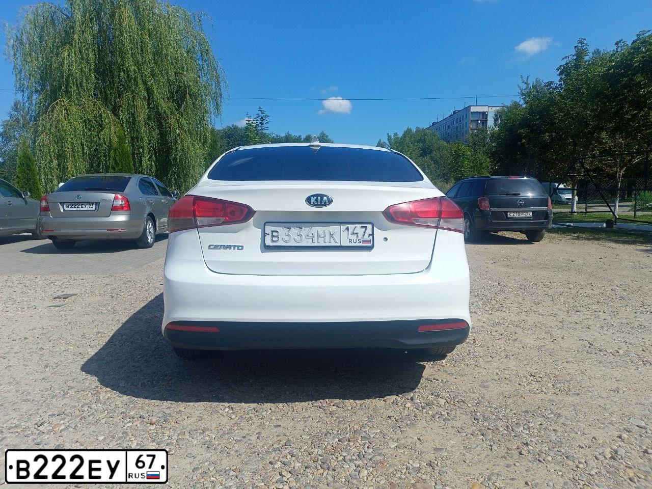 Фото автомобиля LADA 2107, 2002 — госномер В222ЕУ67. Цвет: Сине-зеленый