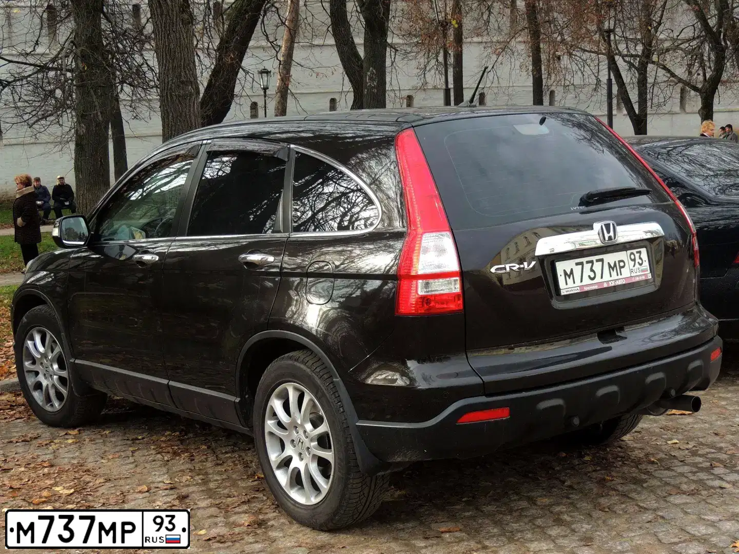 Фото автомобиля HONDA CR-V, 2008 — госномер С765АР750. Цвет: КОРИЧНЕВЫЙ ТЕМНЫЙ