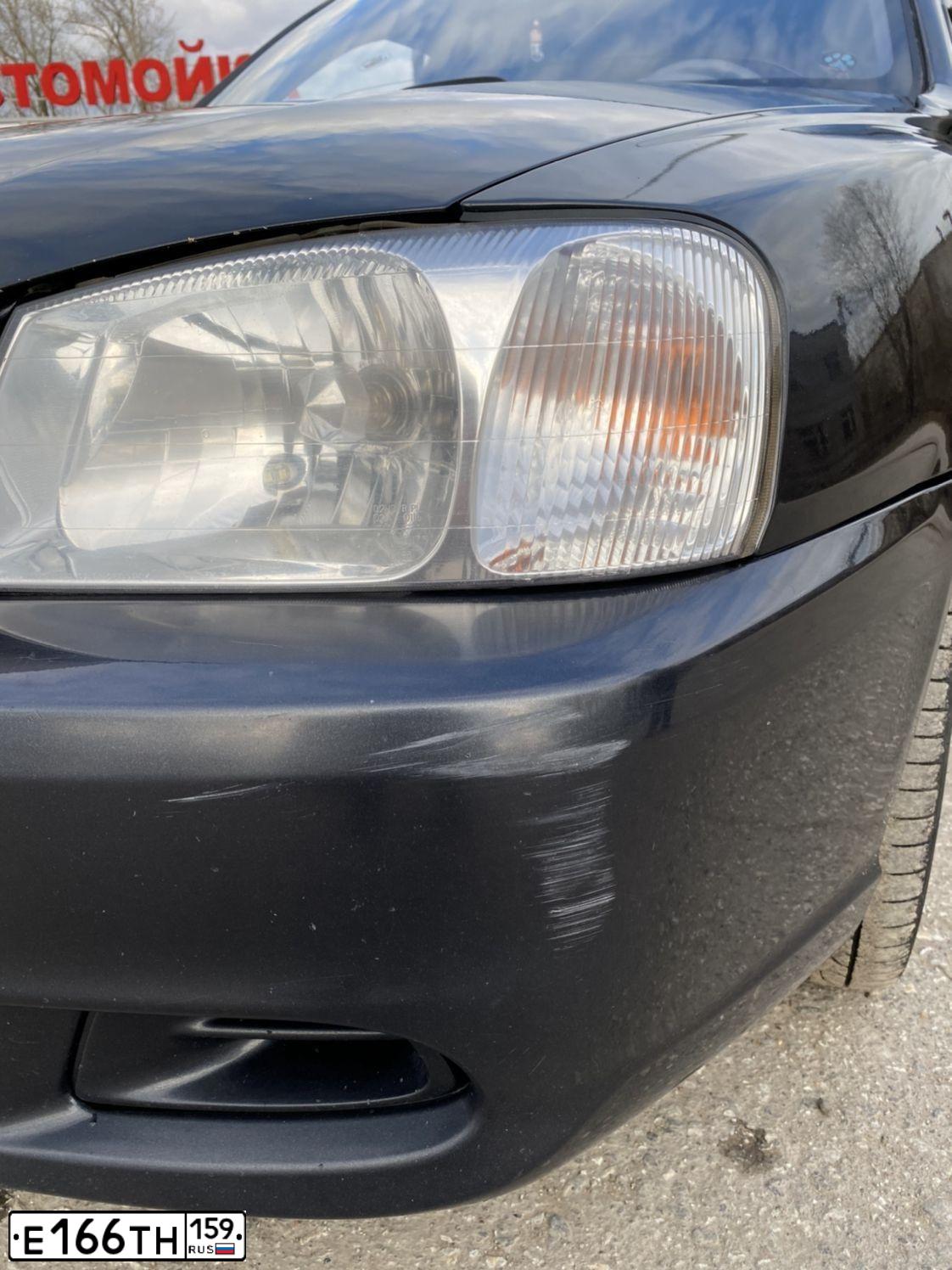 Фото автомобиля HYUNDAI ACCENT, 2008 — госномер О517АЕ159. Цвет: ЧЕРНЫЙ