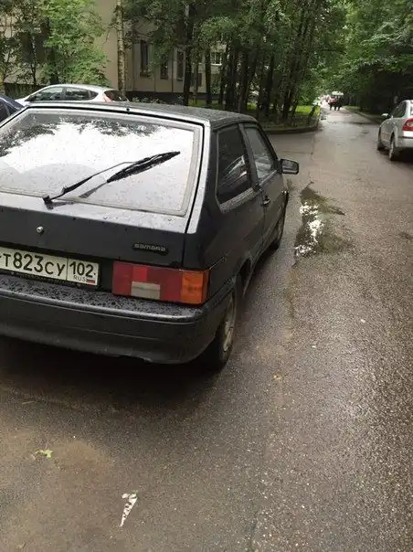 Фото автомобиля LADA 2112, 2003 — госномер Р078СУ02. Цвет: Темно-зеленый