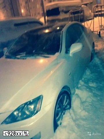 Фото автомобиля LEXUS IS, 2008 — госномер С777НР86. Цвет: Белый