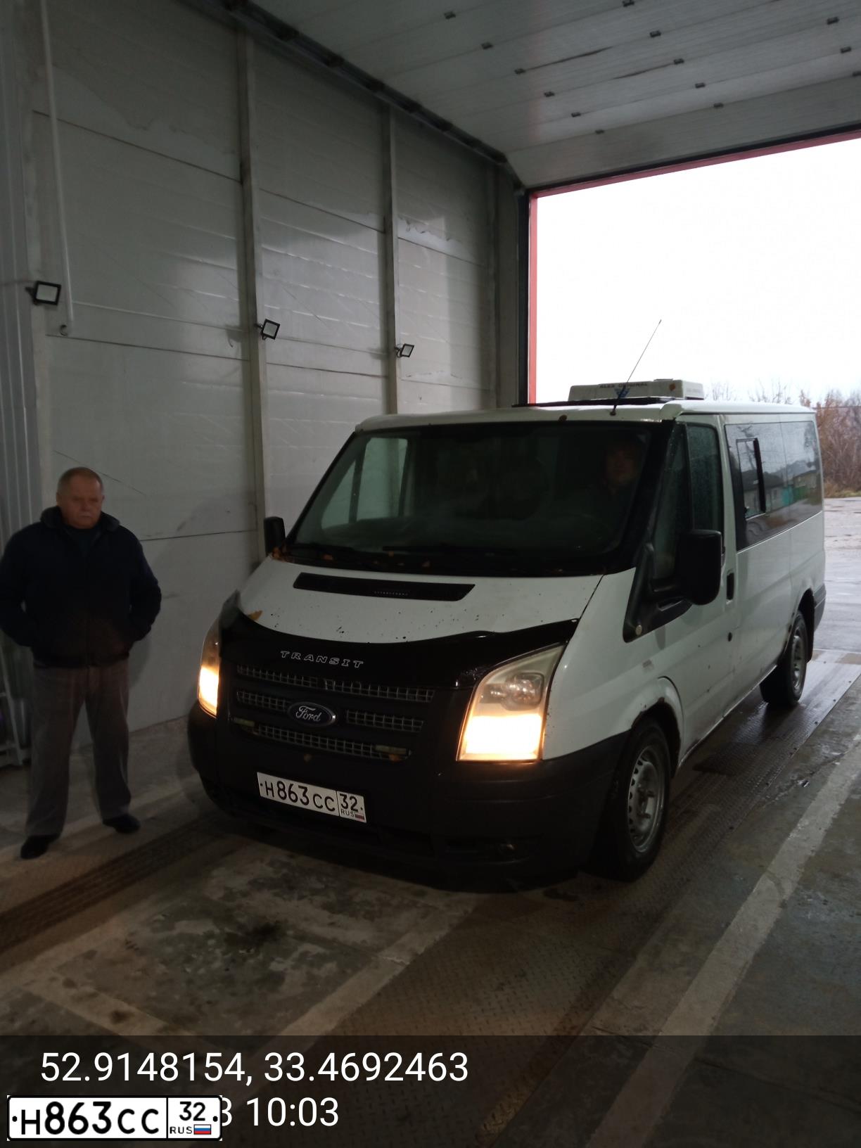 Фото автомобиля FORD TRANSIT, 2013 — госномер М060ТУ32