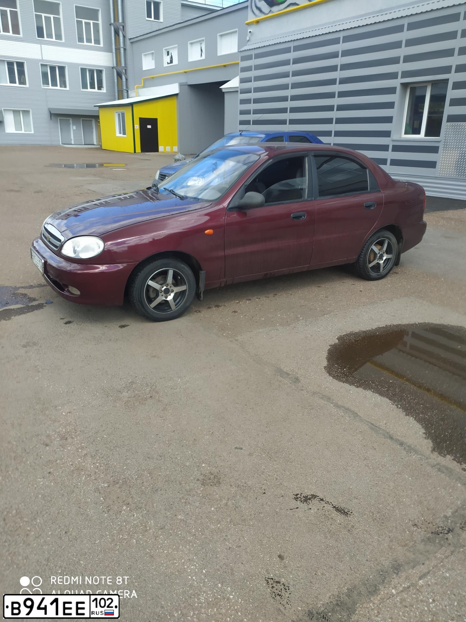 Фото автомобиля ZAZ LANOS, 2008 — госномер В126КТ92. Цвет: ВИШНЕВЫЙ