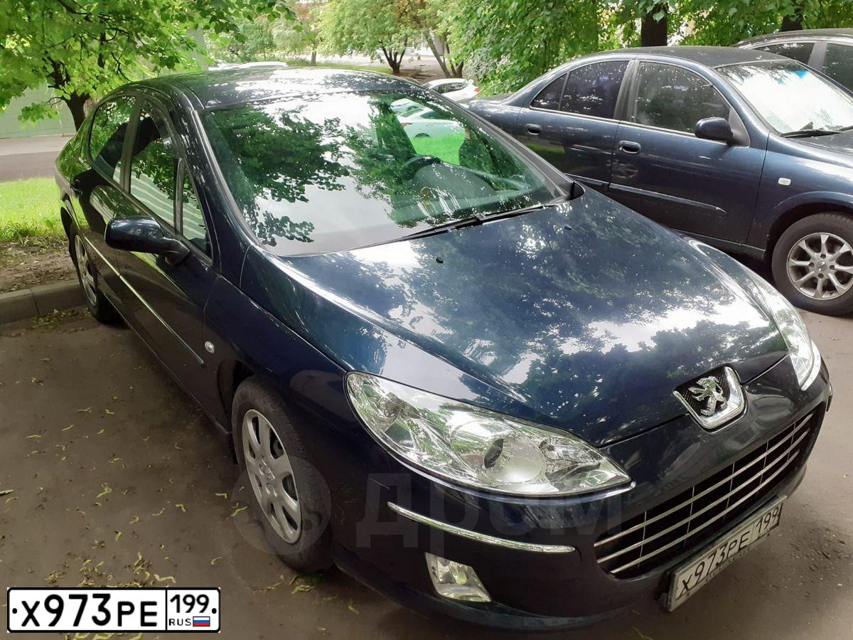 Фото автомобиля PEUGEOT 407, 2008 — госномер М462ОА790. Цвет: Темно-синий