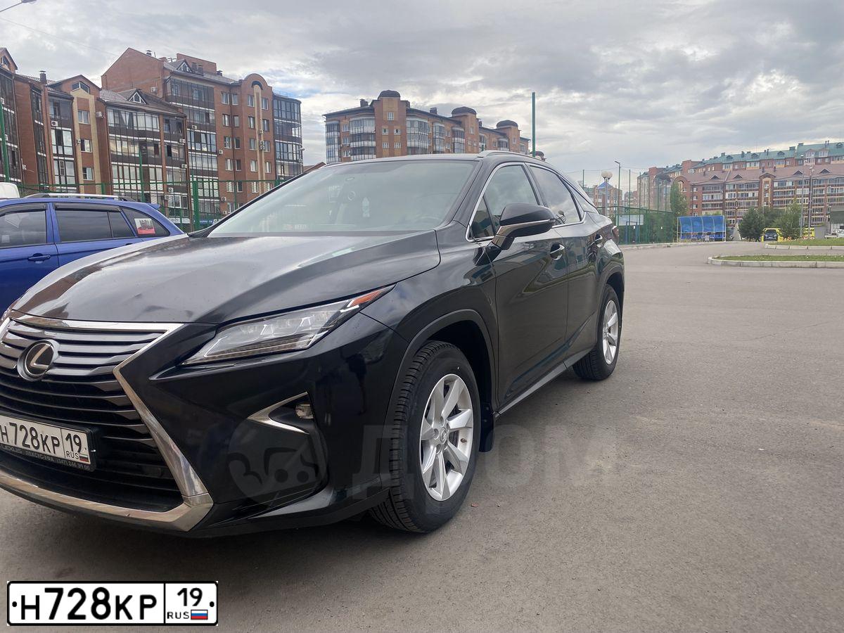 Фото автомобиля LEXUS RX, 2016 — госномер О008КР70. Цвет: ЧЕРНЫЙ