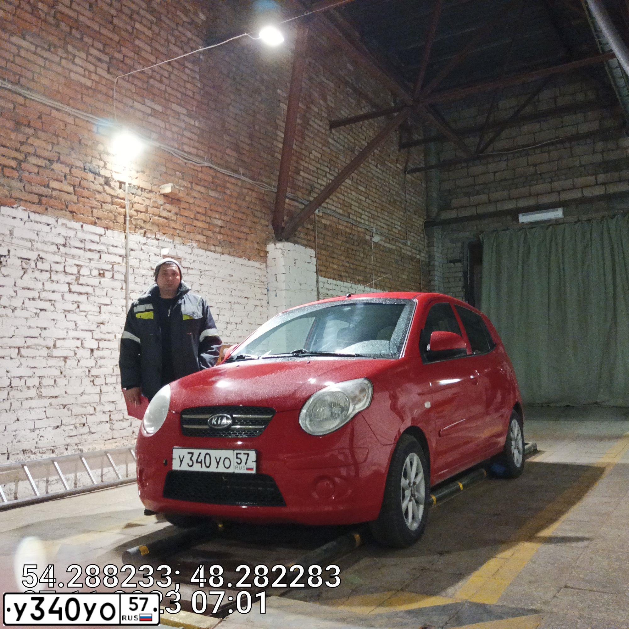 Фото автомобиля KIA PICANTO, 2008 — госномер Р243МВ73