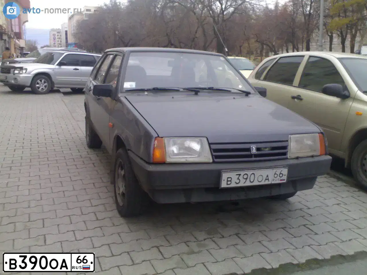 Фото автомобиля LADA 2109 SAMARA, 1997 — госномер В390ОА66. Цвет: ЧАРОИТ