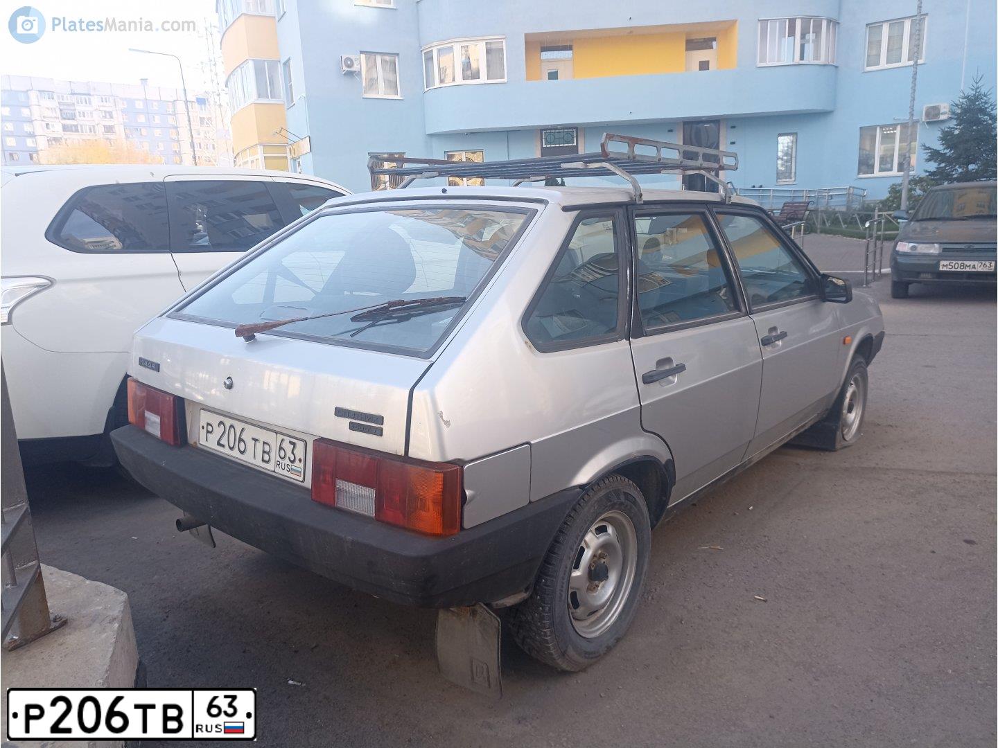 Фото автомобиля VAZ ВАЗ21093, 2004 — госномер Р206ТВ63. Цвет: СЕРЕБРИСТЫЙ