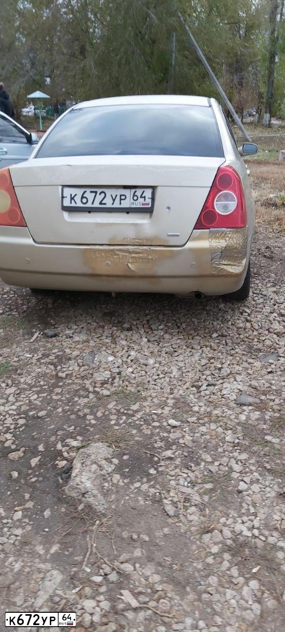 Фото автомобиля CHERY FORA /A21/, 2007 — госномер К672УР64. Цвет: ЗОЛОТИСТЫЙ