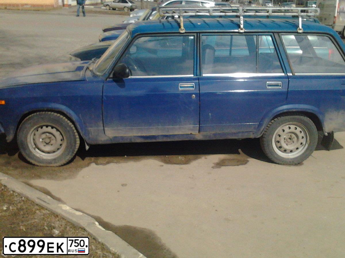 Фото автомобиля LADA 2104, 2000 — госномер А565АР190. Цвет: Сине-зеленый