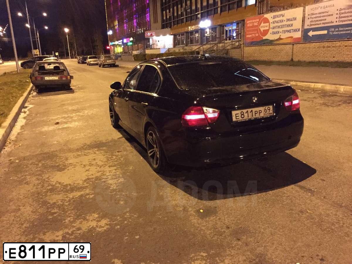 Фото автомобиля BMW 320D, 2005 — госномер Р378ОТ32. Цвет: ЧЕРНЫЙ