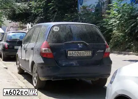 Фото автомобиля НОNDА JАZZ, 2002 — госномер А602ЕО777