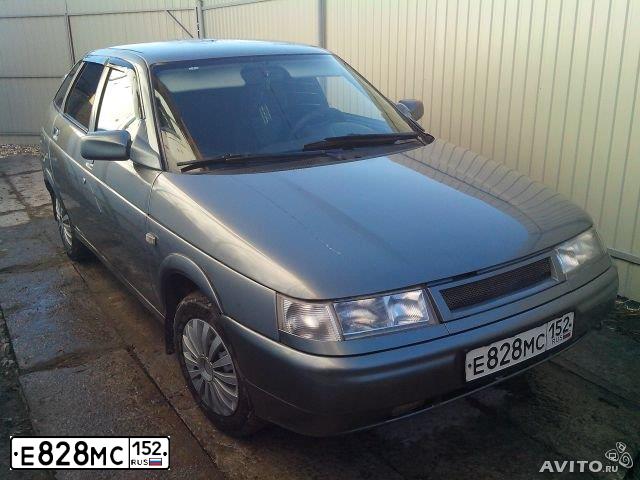 Фото автомобиля LADA 2112 LADA, 2006 — госномер Е828МС152. Цвет: СЕРО-ЗЕЛЕНЫЙ