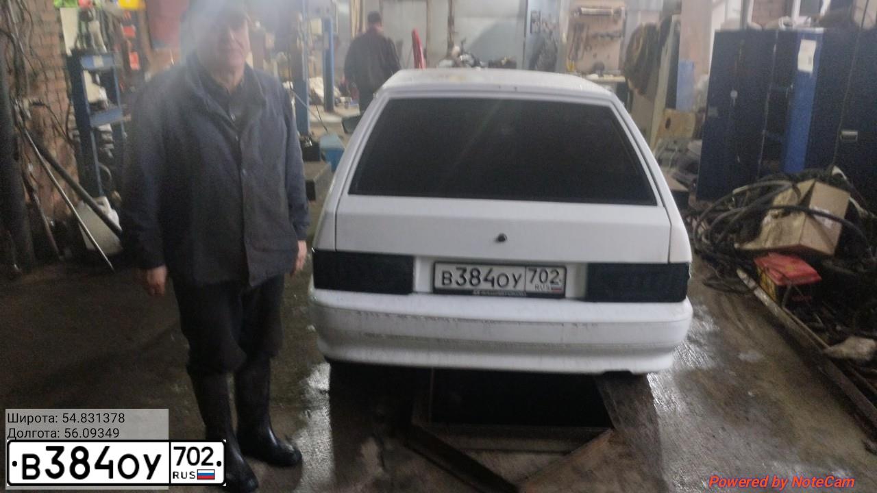 Фото автомобиля LADA 2114 SAMARA, 2013 — госномер В384ОУ702. Цвет: Белый