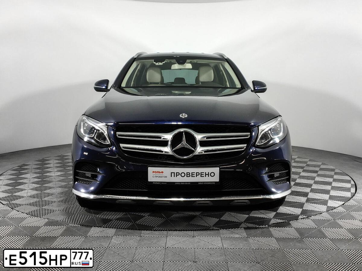 Фото автомобиля MERCEDES GLC-KLASSE, 2017 — госномер У186ОУ71. Цвет: синий