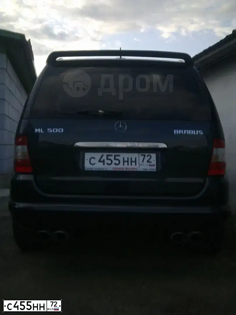 Фото автомобиля MERCEDES M-KLASSE, 2001 — госномер Е055ТО123. Цвет: ЧЕРНЫЙ
