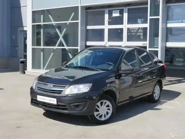 Фото автомобиля LADA GRANTA, 2015 — госномер А234УМ62. Цвет: ЧЕРНЫЙ