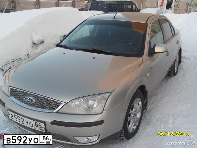 Фото автомобиля FORD MONDEO, 2005 — госномер В592УО86. Цвет: ЗОЛОТИСТЫЙ