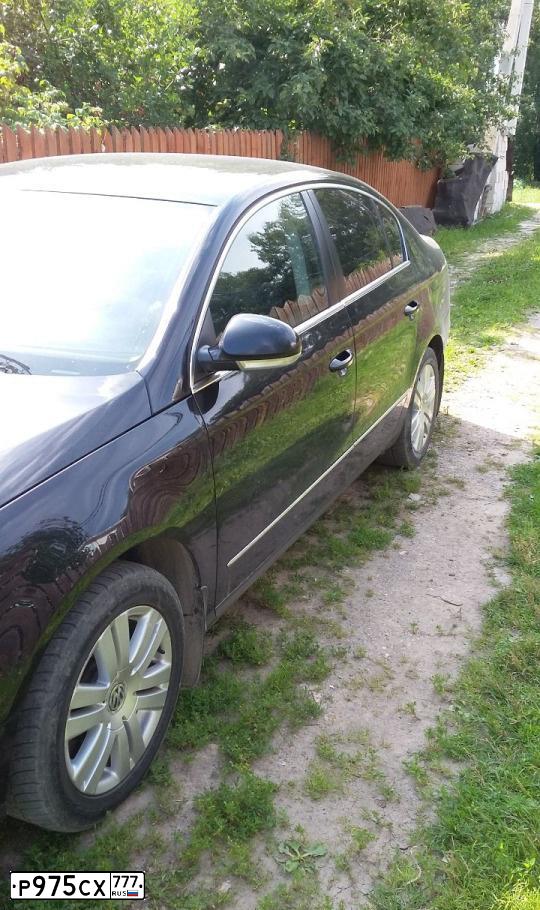 Фото автомобиля VOLKSWAGEN PASSAT, 2009 — госномер О331ХР44. Цвет: ЧЕРНЫЙ
