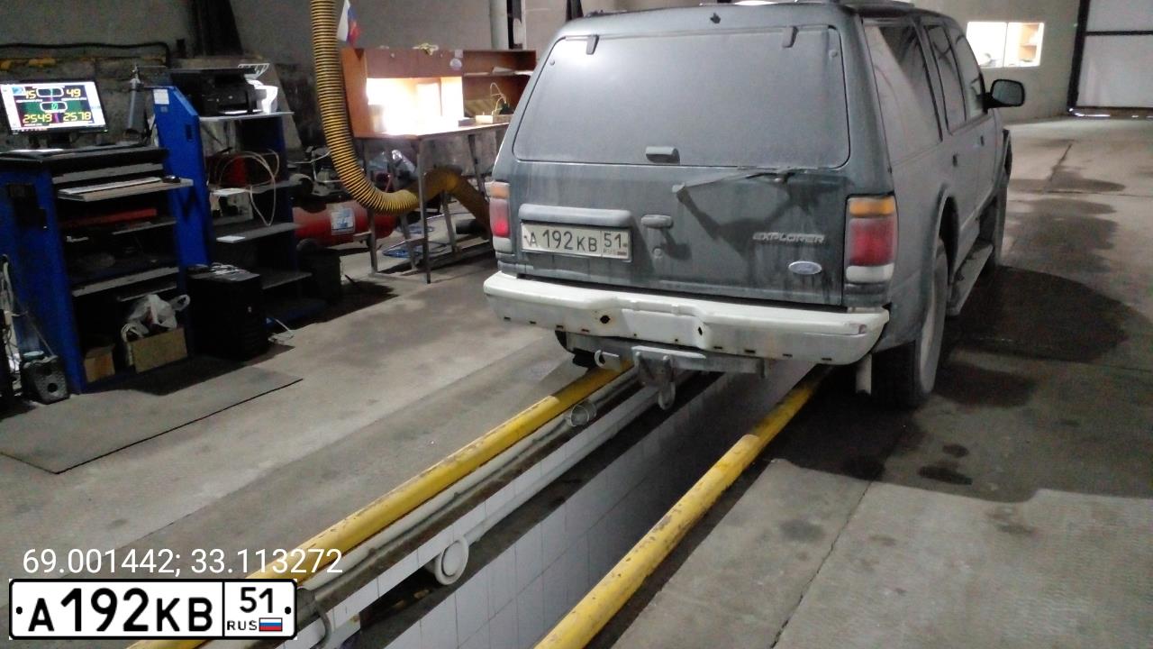 Фото автомобиля FORD EXPLORER, 1995 — госномер А192КВ51. Цвет: ТЕМНО-ЗЕЛЕНЫЙ