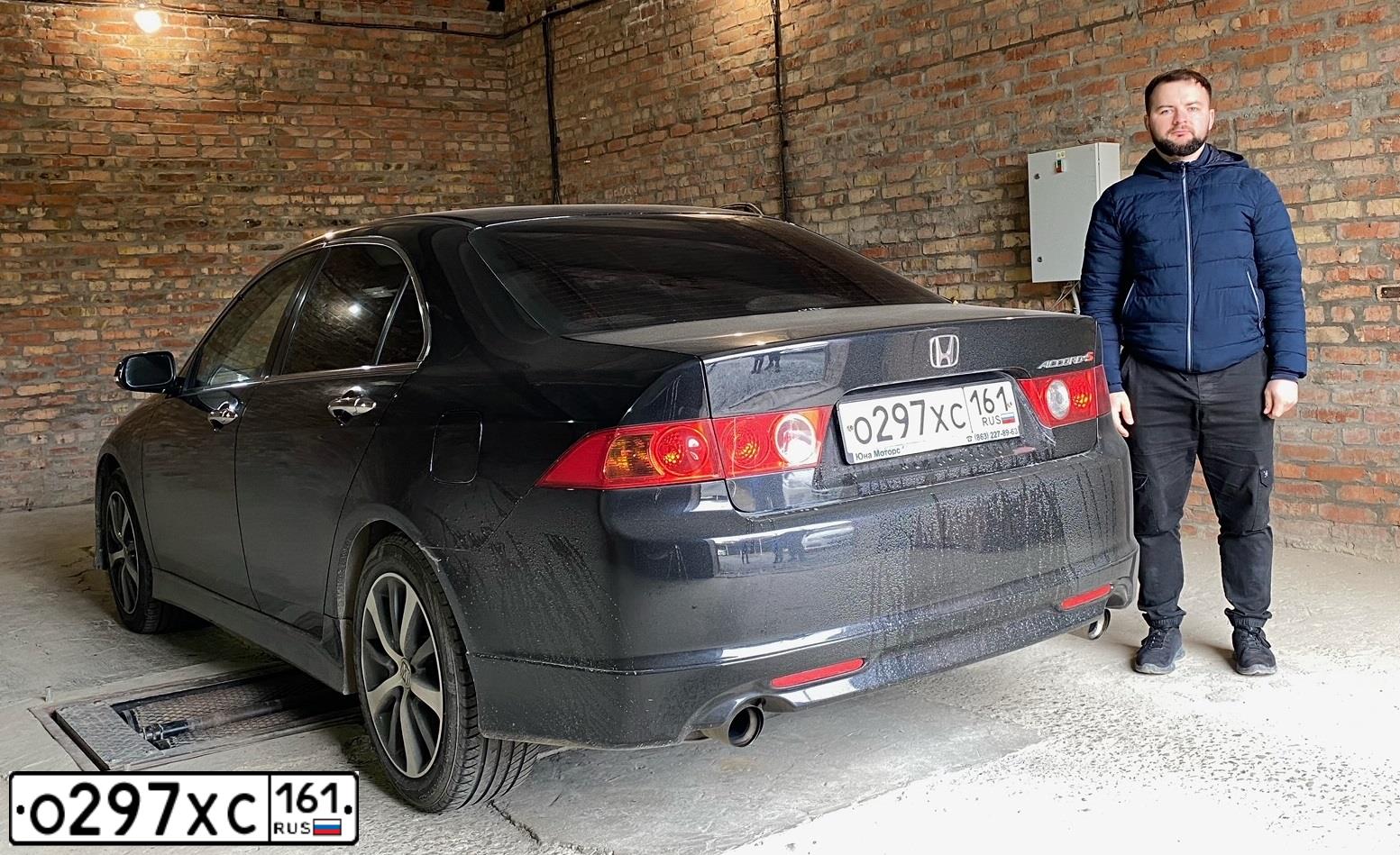 Фото автомобиля HONDA ACCORD, 2007 — госномер К793АВ95