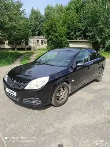 Фото автомобиля OPEL VECTRA, 2007 — госномер С393РЕ39. Цвет: ЧЕРНЫЙ