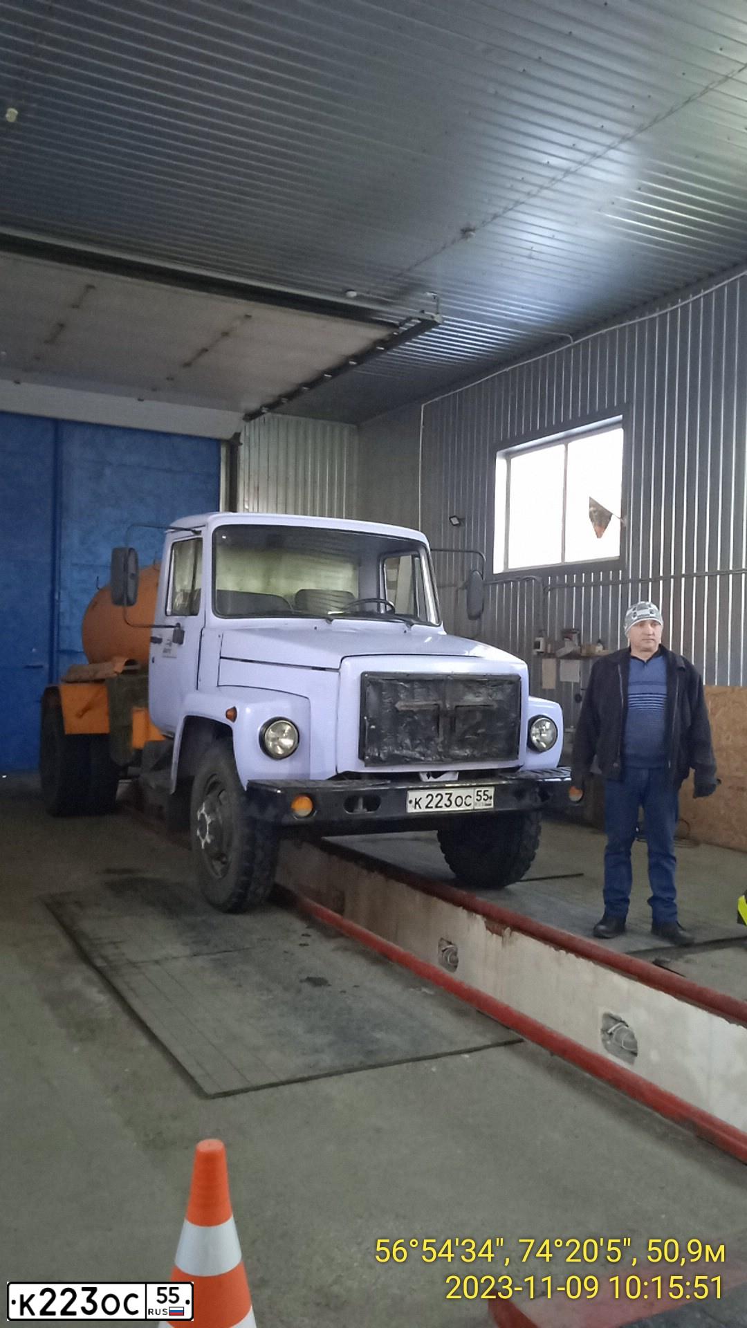 Фото автомобиля ГАЗ 3307, 2003 — госномер К223ОС55