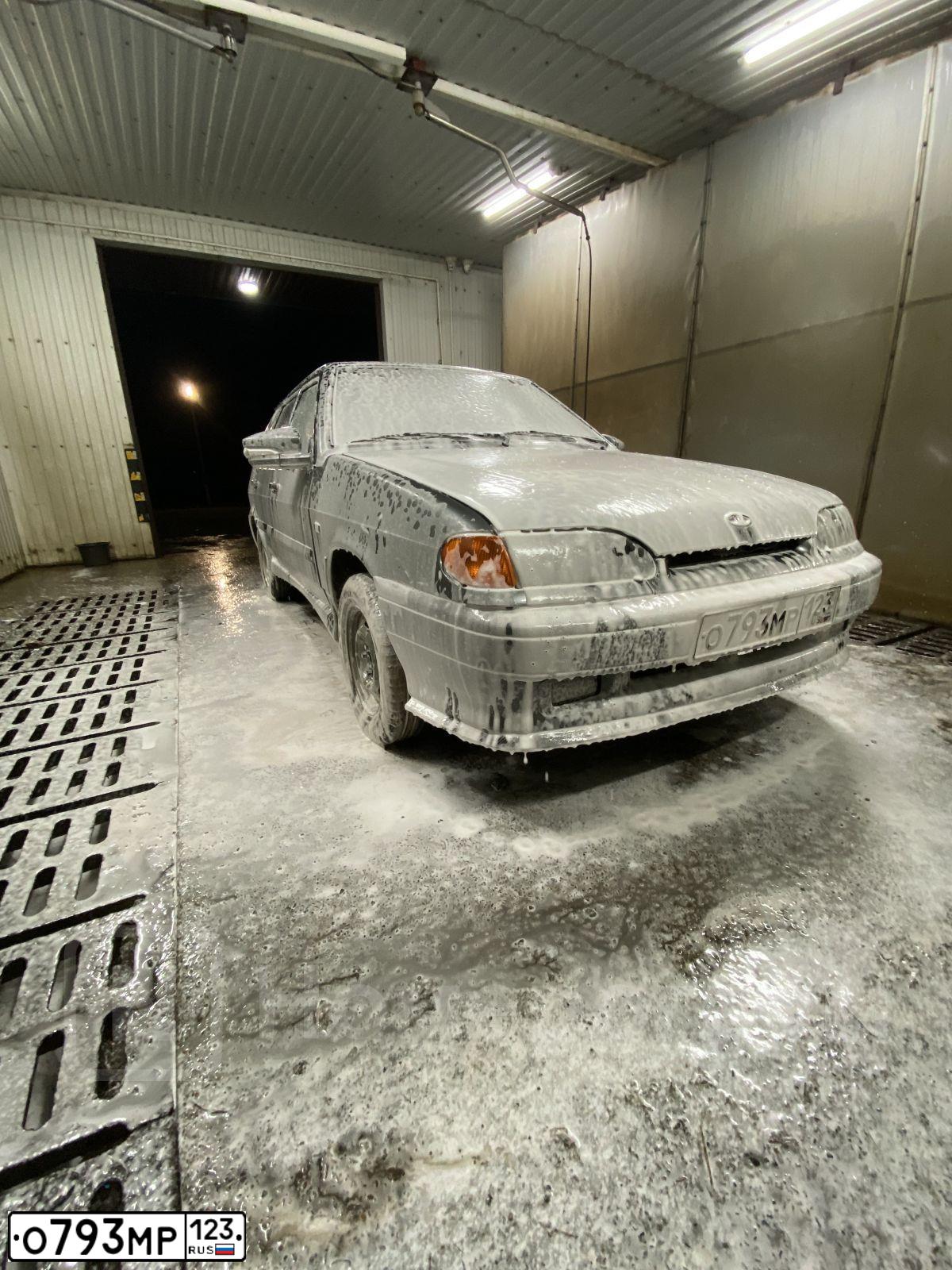 Фото автомобиля LADA 2114 SAMARA, 2011 — госномер О793МР123. Цвет: средний серо-зеленый металлик