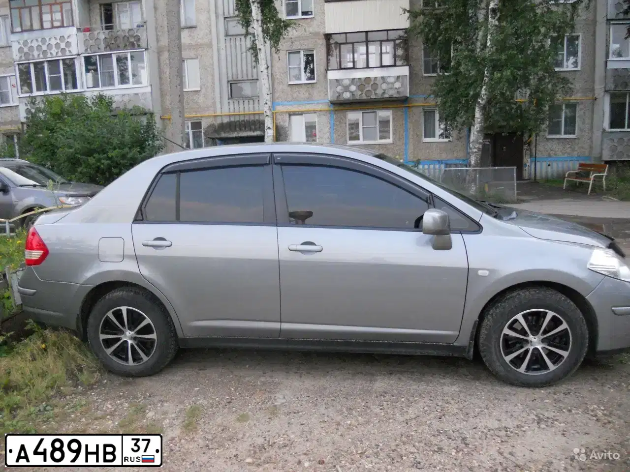 Фото автомобиля FORD FOCUS, 2006 — госномер А196РК33. Цвет: Светло-Серо-Голубой