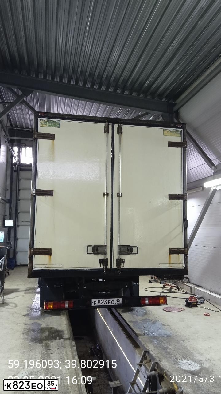 Фото автомобиля GAZ 3310 WALDAI, 2007 — госномер К823ЕО35. Цвет: БУРАН