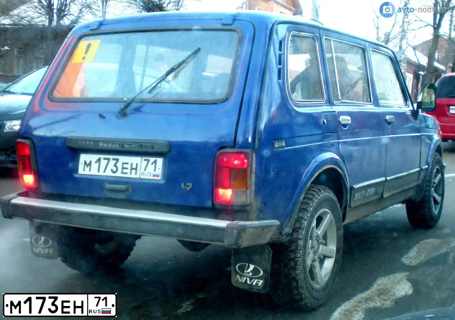 Фото автомобиля LADA 2131 NIVA, 1999 — госномер М173ЕН71. Цвет: синий