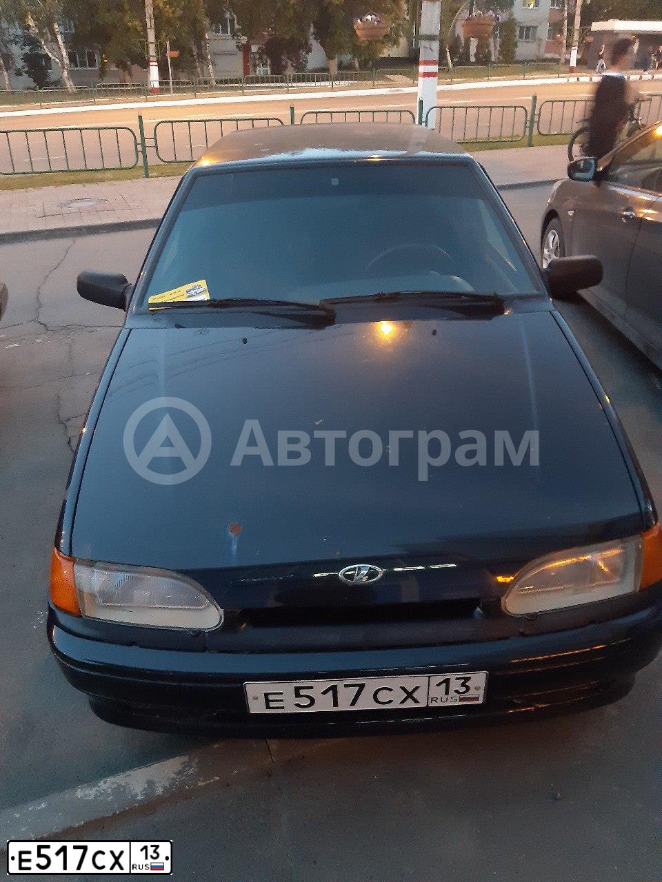 Фото автомобиля LADA 2114 SAMARA, 2012 — госномер Е517СХ13. Цвет: Сине-Черный