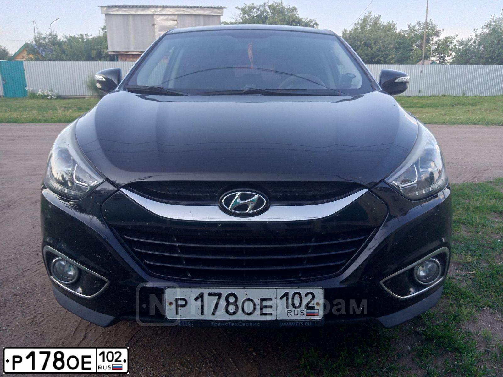 Фото автомобиля HYUNDAI IX35, 2014 — госномер Р178ОЕ102. Цвет: ЧЕРНЫЙ