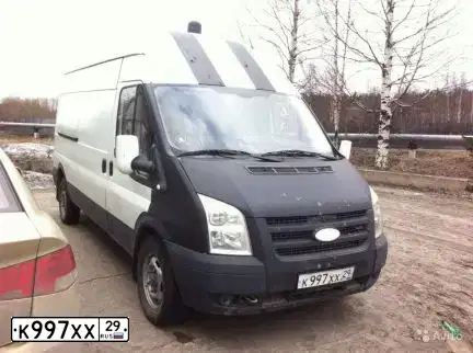 Фото автомобиля FORD TRANSIT, 2008 — госномер К997ХХ29. Цвет: БЕЛЫЙ