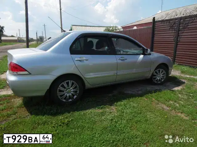 Фото автомобиля MITSUBISHI LANCER, 2004 — госномер В755НС163. Цвет: СЕРЕБРИСТЫЙ