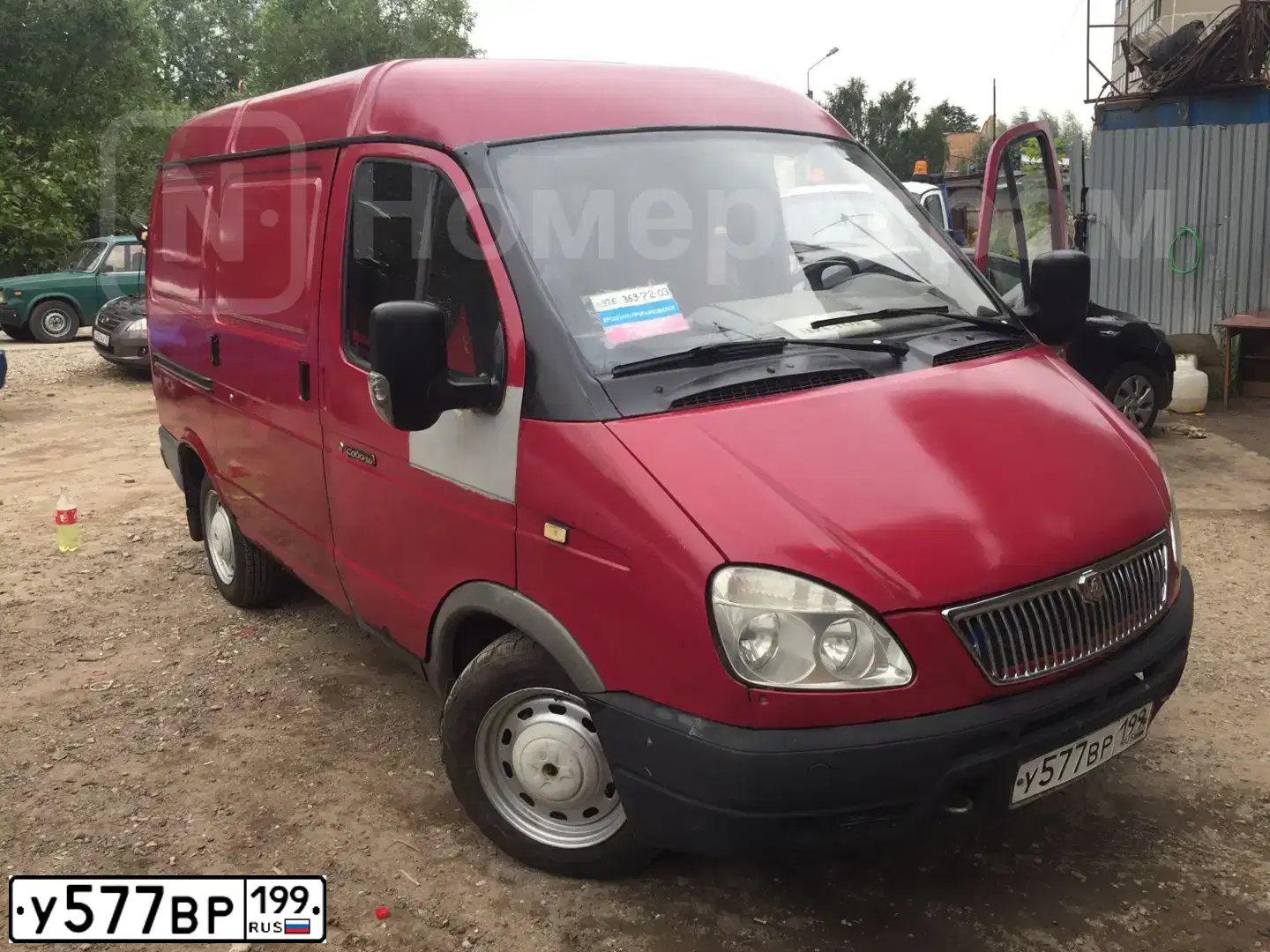 Фото автомобиля GAZ 2752 SOBOL, 2006 — госномер О507ЕО790. Цвет: ВИШНЕВЫЙ
