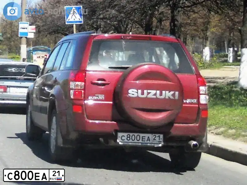 Фото автомобиля HYUNDAI SANTA FE, 2018 — госномер С800ЕА21. Цвет: БЕЛЫЙ