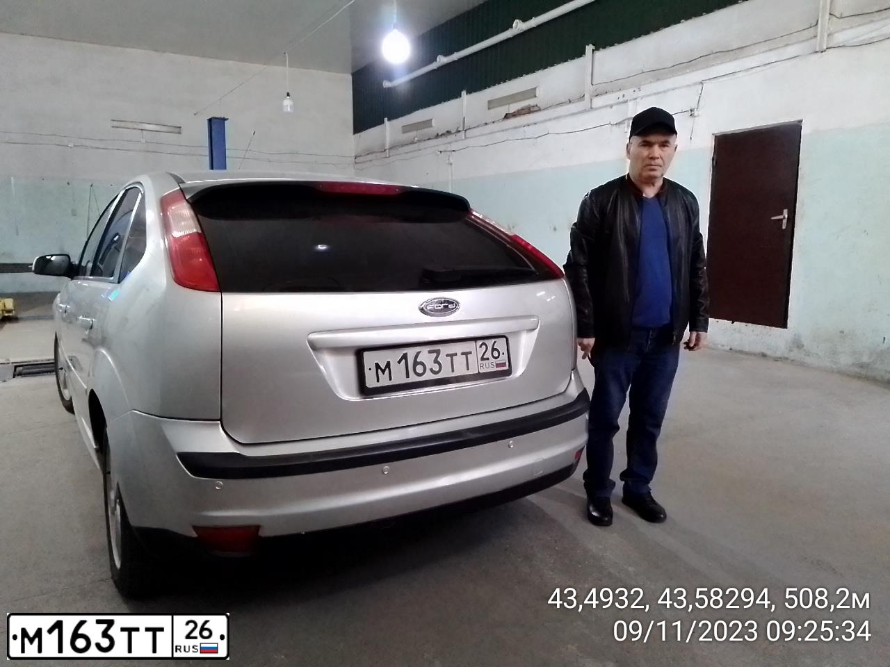 Фото автомобиля FORD FOCUS, 2007 — госномер К976ММ07. Цвет: СЕРЕБРИСТЫЙ