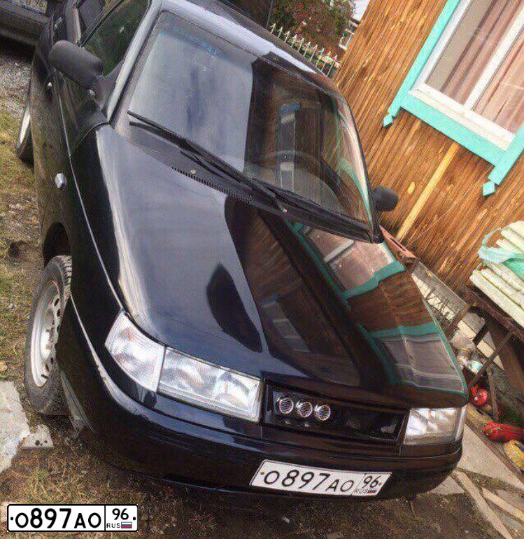 Фото автомобиля LADA 2112, 2006 — госномер К394УУ196. Цвет: ЧЕРНЫЙ