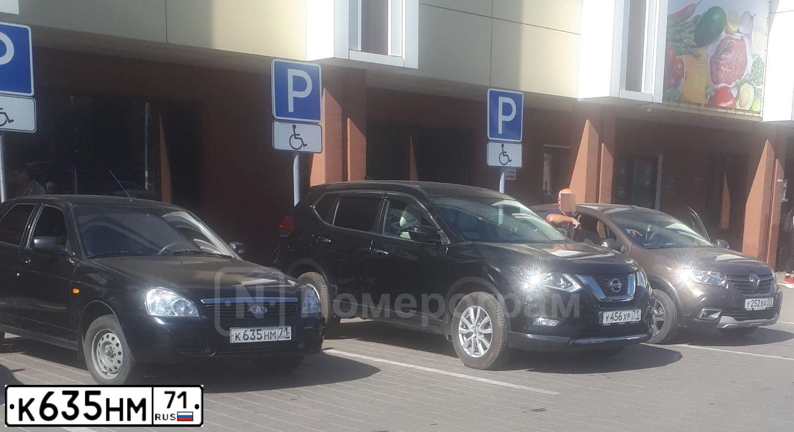 Фото автомобиля LADA 2172 PRIORA, 2009 — госномер К635НМ71. Цвет: СИНЕ-ЧЕРНЫЙ
