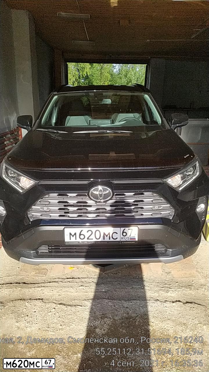 Фото автомобиля TOYOTA RAV4, 2021 — госномер М620МС67. Цвет: ЧЕРНЫЙ