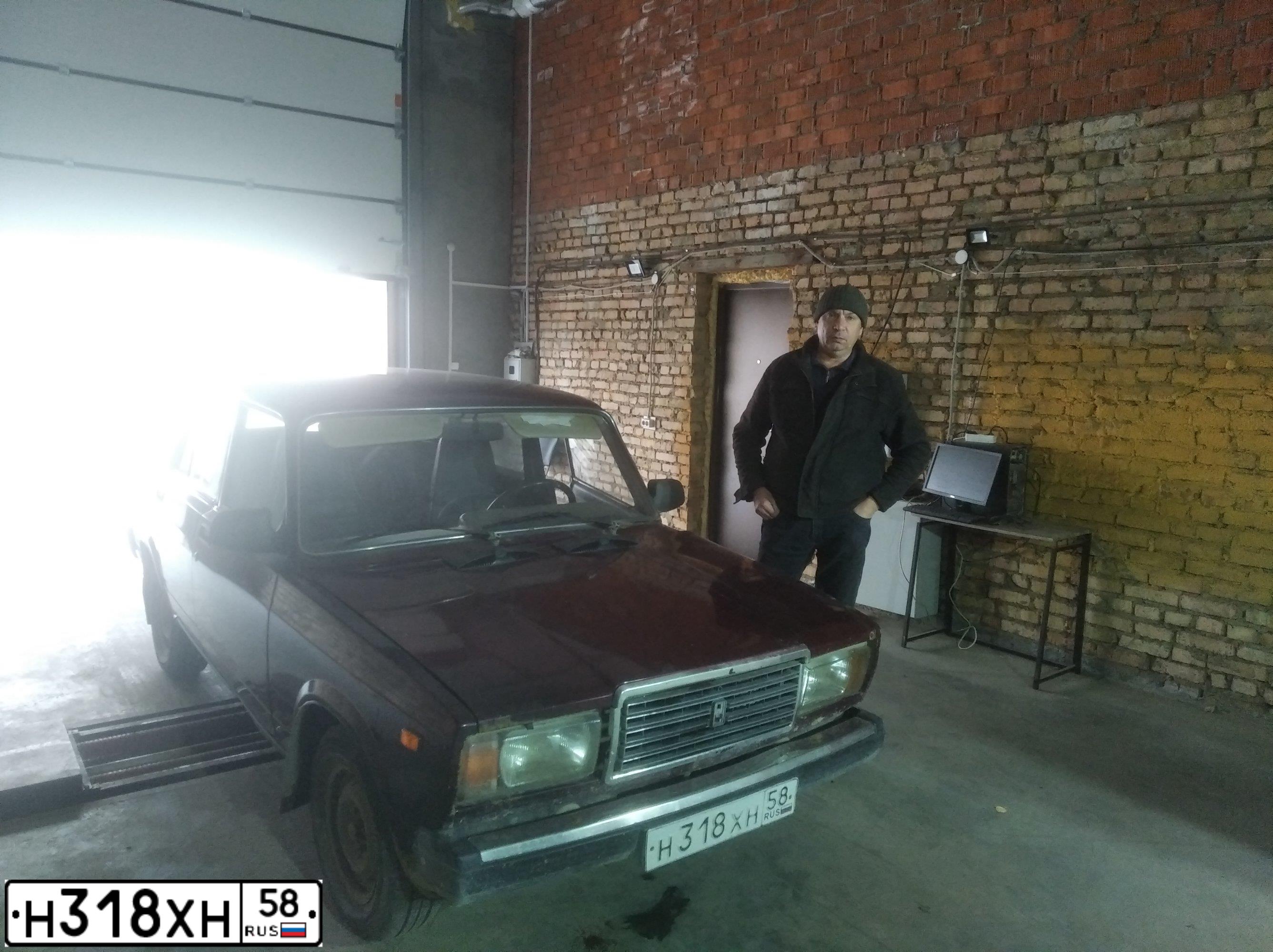 Фото автомобиля LADA 2107, 2012 — госномер У841ЕН58