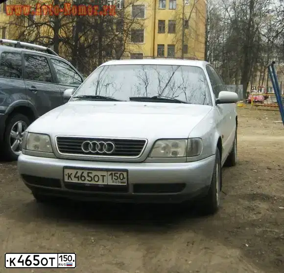 Фото автомобиля AUDI A6, 1995 — госномер У741СВ50. Цвет: СЕРЕБРИСТЫЙ