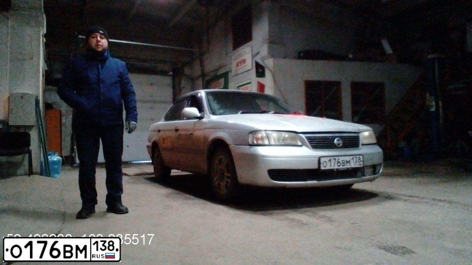 Фото автомобиля NISSAN SUNNY, 2001 — госномер В311МЕ138